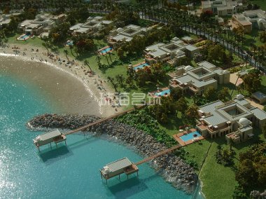 旅游島規劃模型