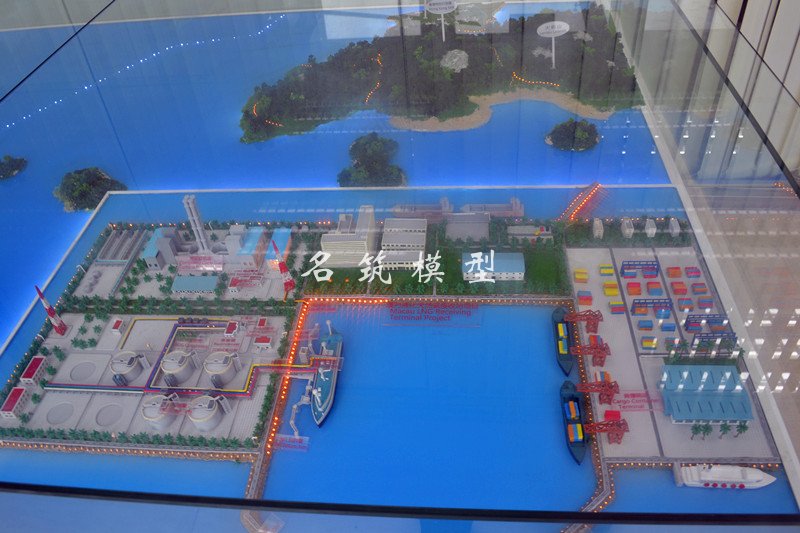 澳門LNG燃氣規劃沙盤模型
