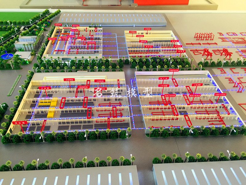 三一海洋重工珠海產業園總體沙盤模型